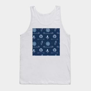 Elegance Seamless pattern with flowers Tank Top